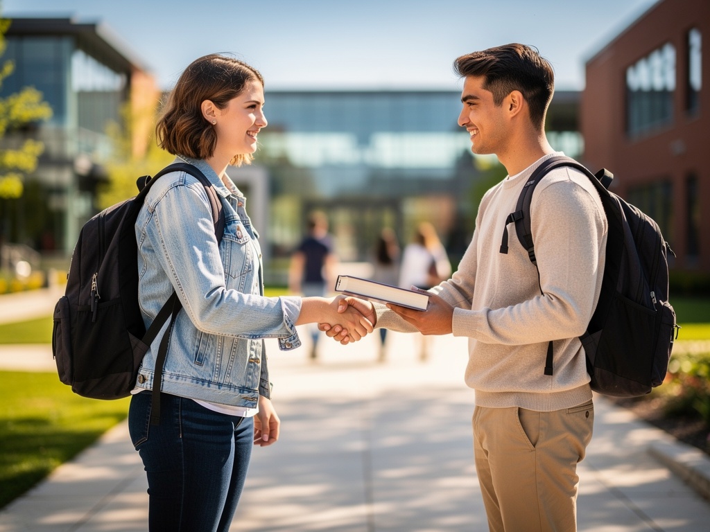 教科書の手渡し